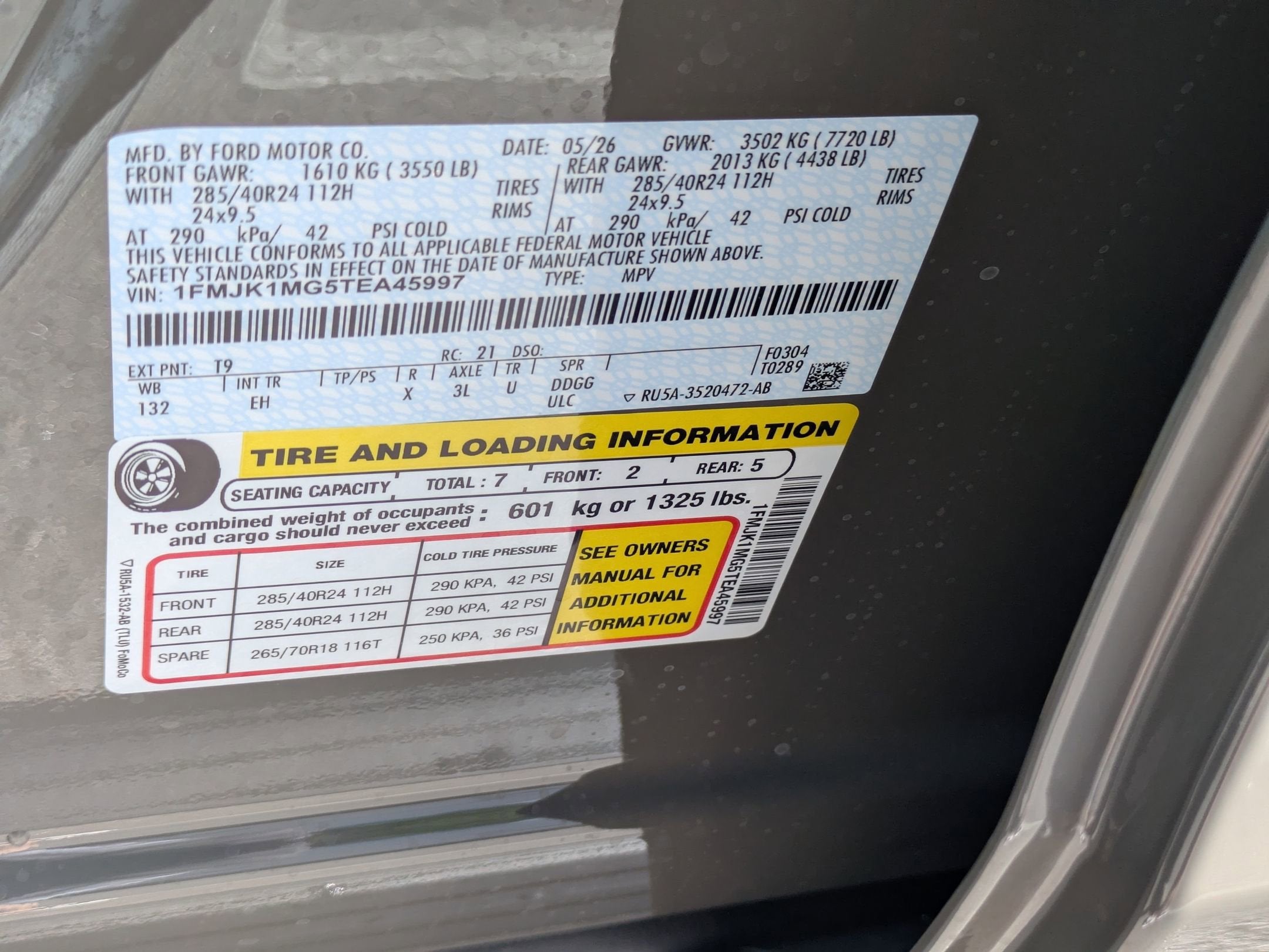 2026 Ford Expedition Max Platinum
