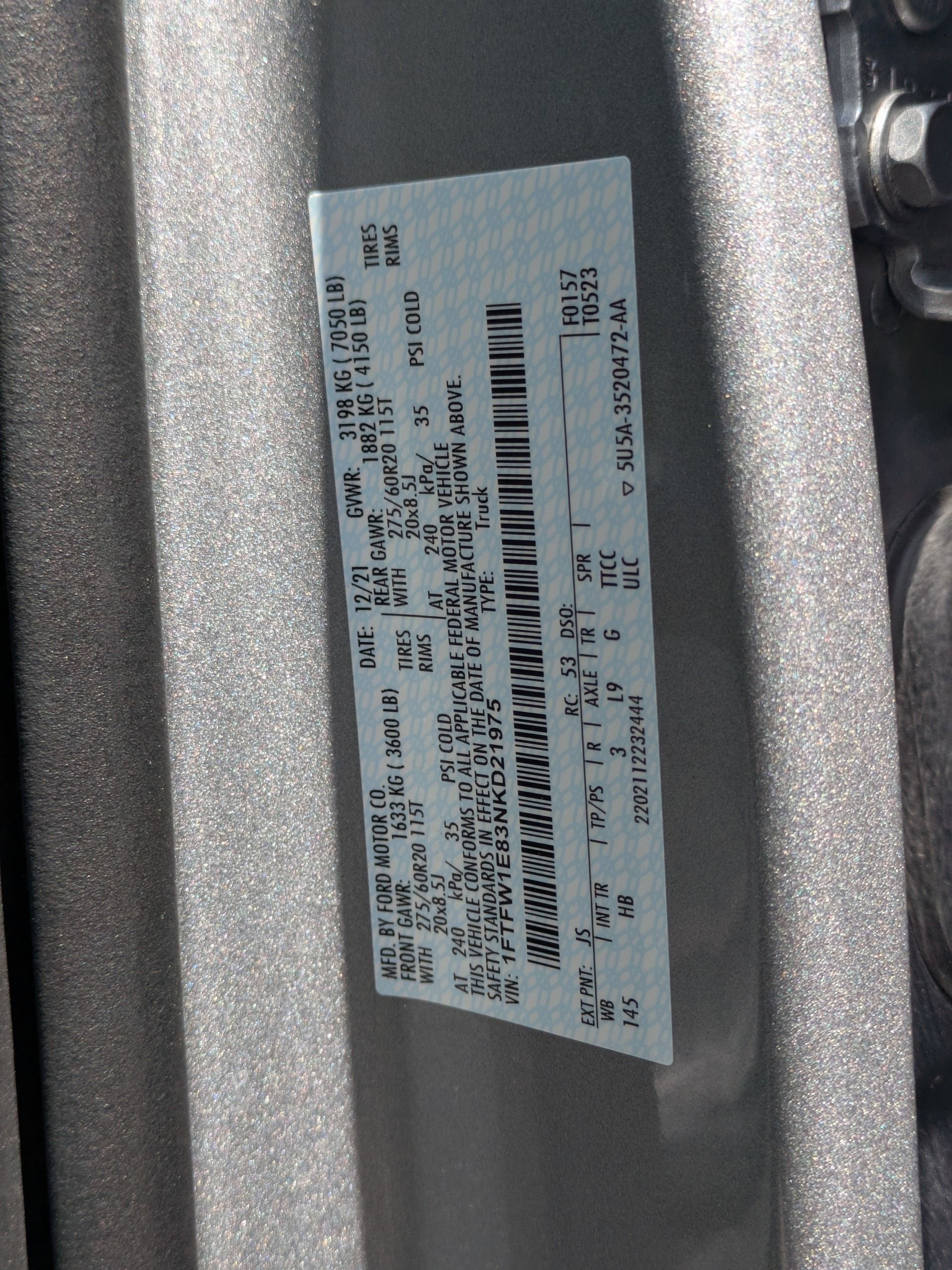 2022 Ford F-150 LARIAT