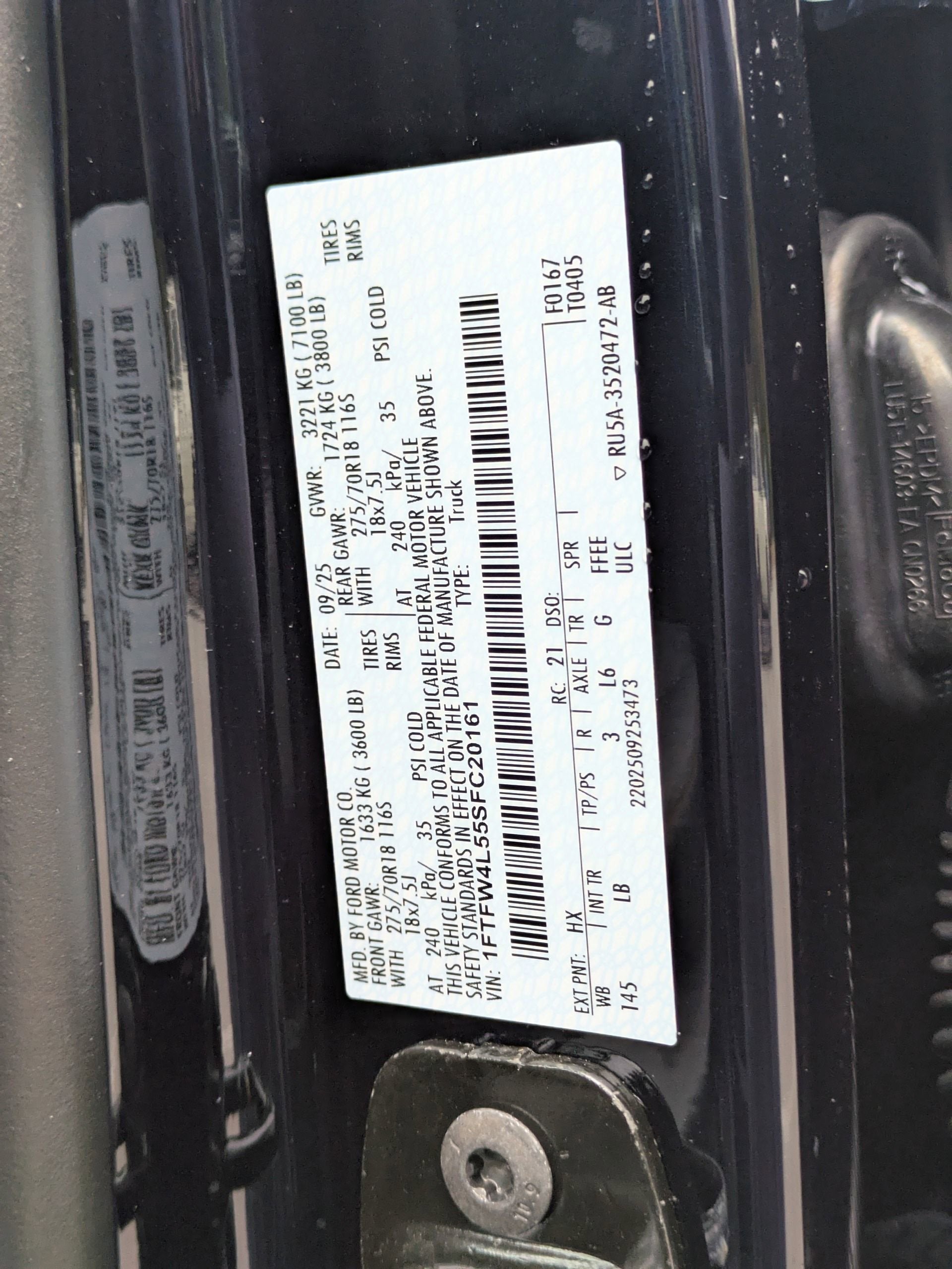 2025 Ford F-150 Tremor