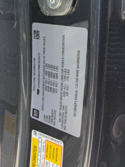 2021 Chevrolet Tahoe LT