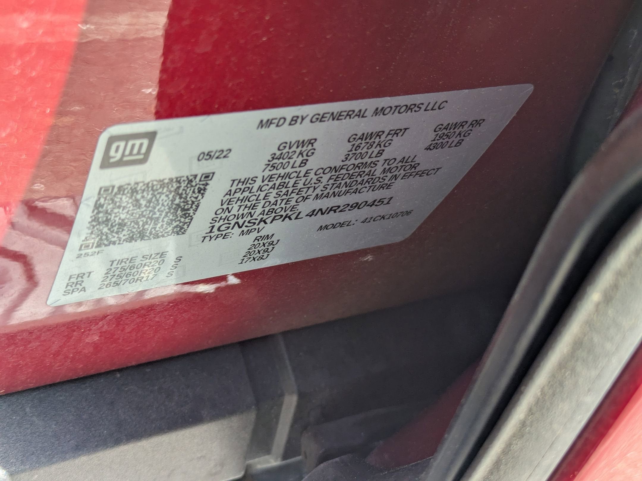 2022 Chevrolet Tahoe Z71