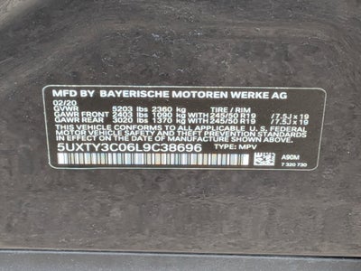 2020 BMW X3 sDrive30i