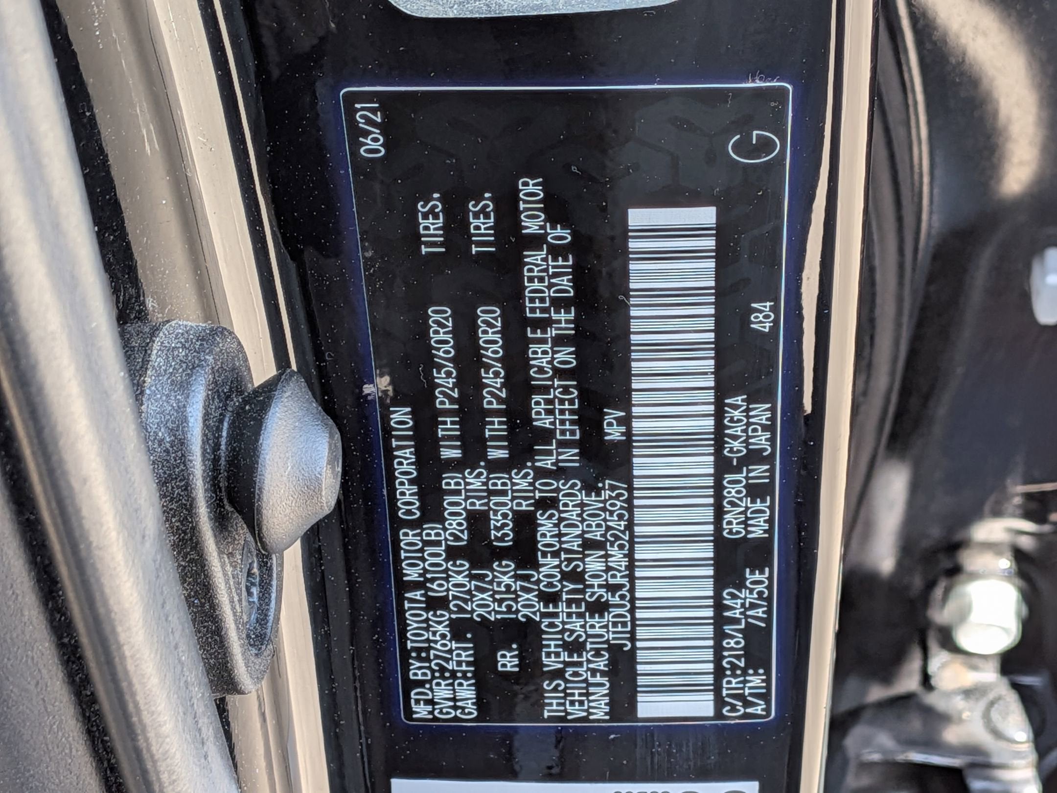 2021 Toyota 4Runner Limited