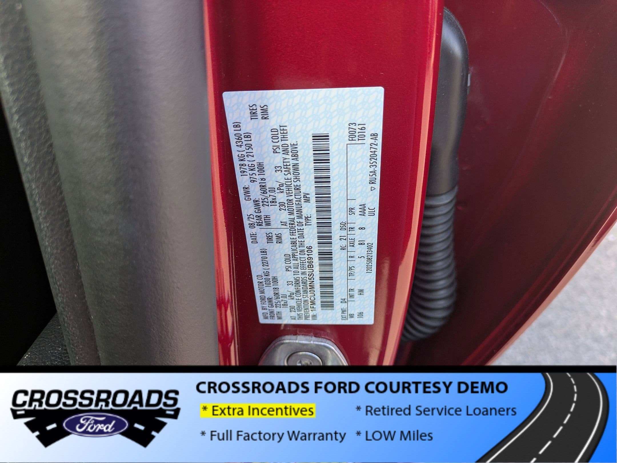 2025 Ford Escape ST-Line - Crossroads Courtesy Demo