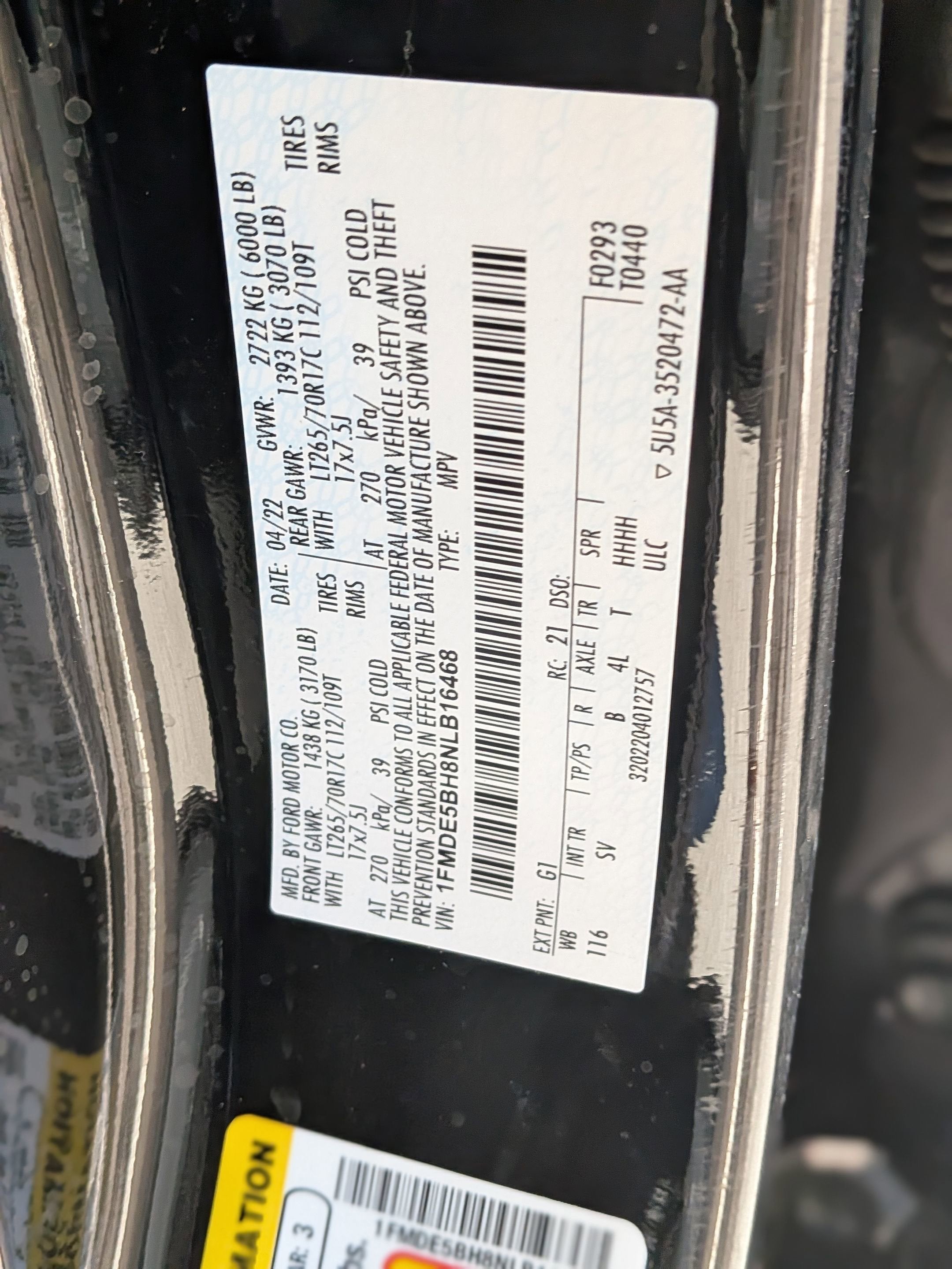 2022 Ford Bronco Black Diamond