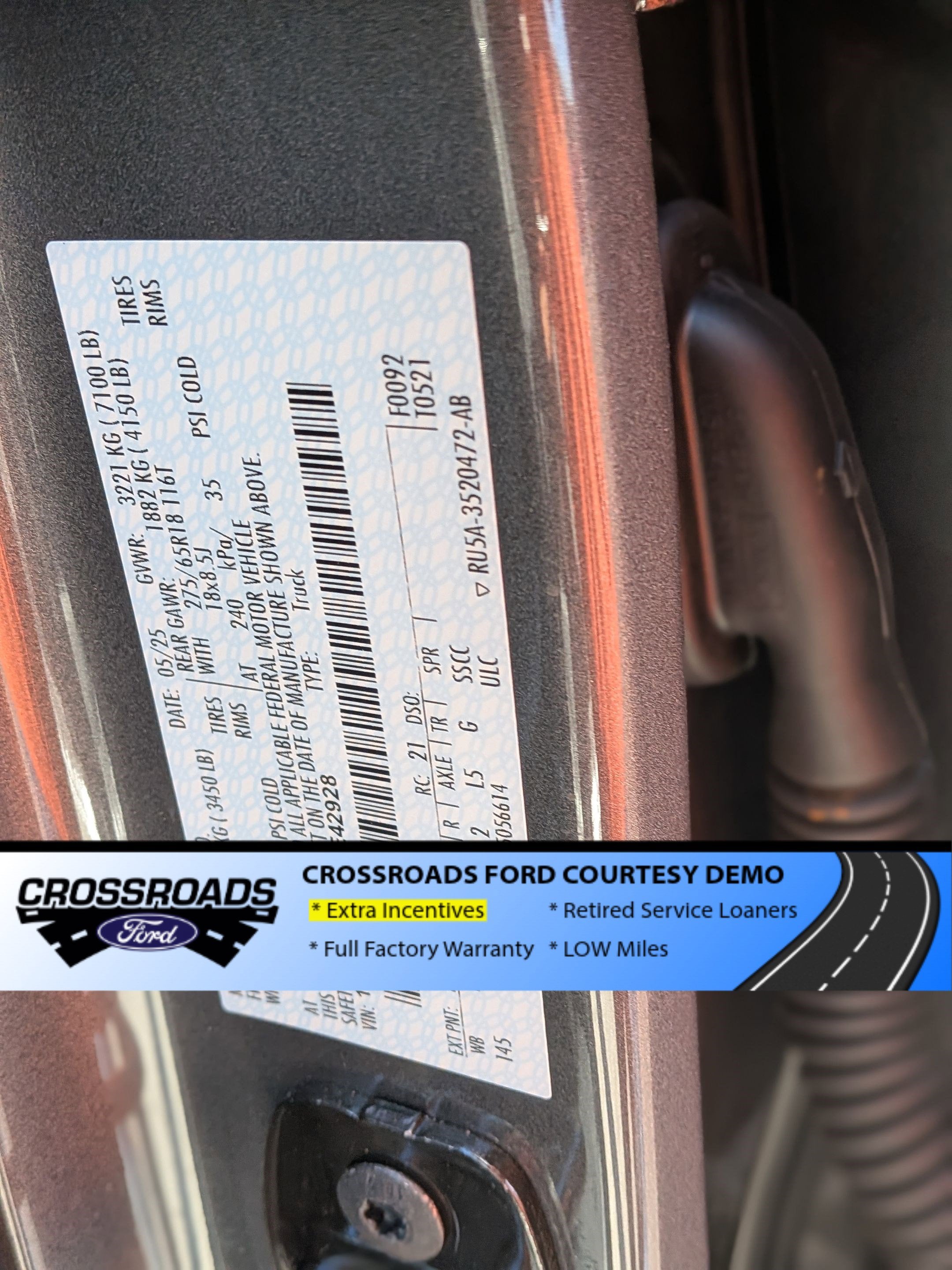 2025 Ford F-150 XLT - Crossroads Courtesy Demo