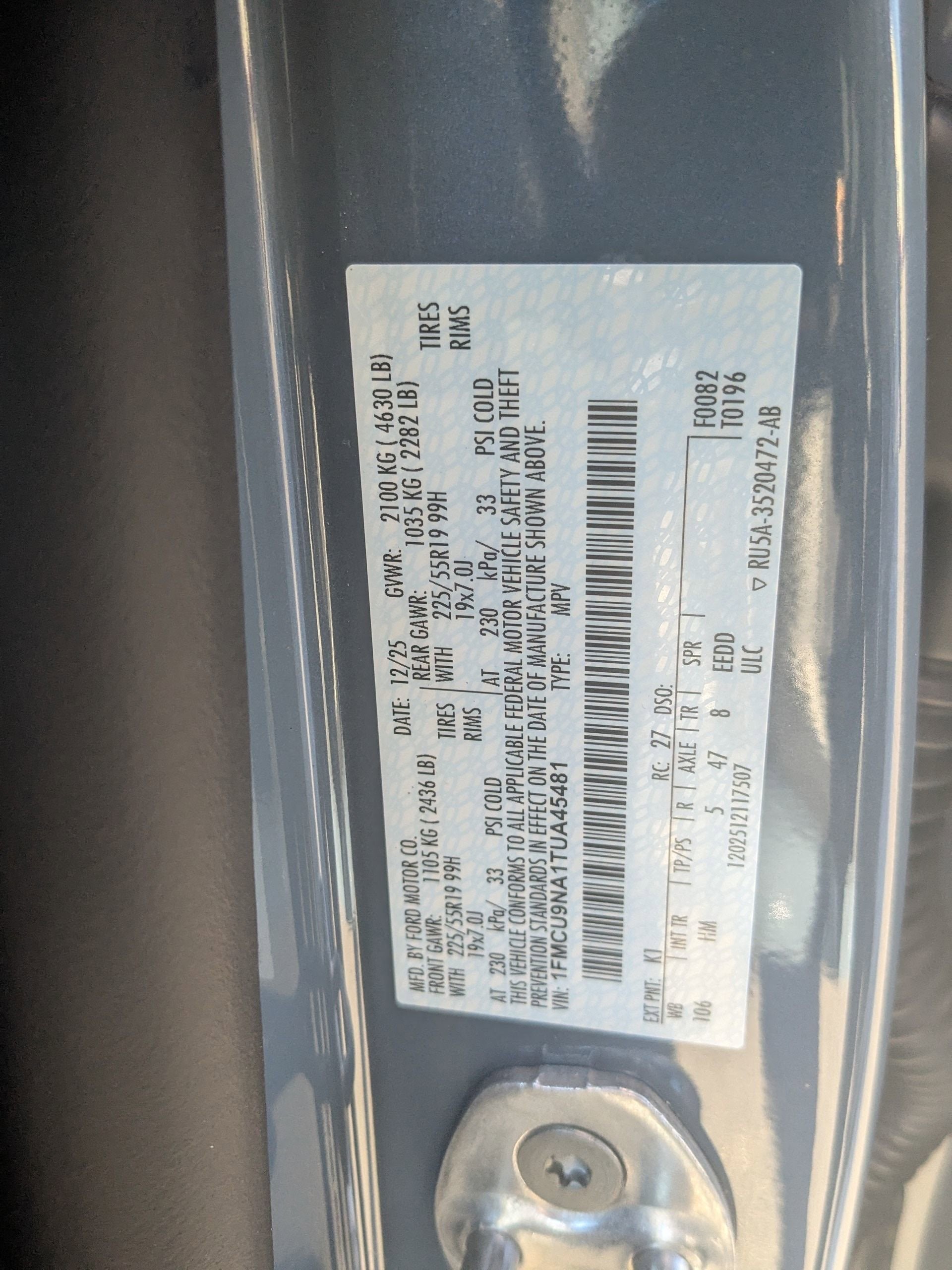 2026 Ford Escape ST-Line Select