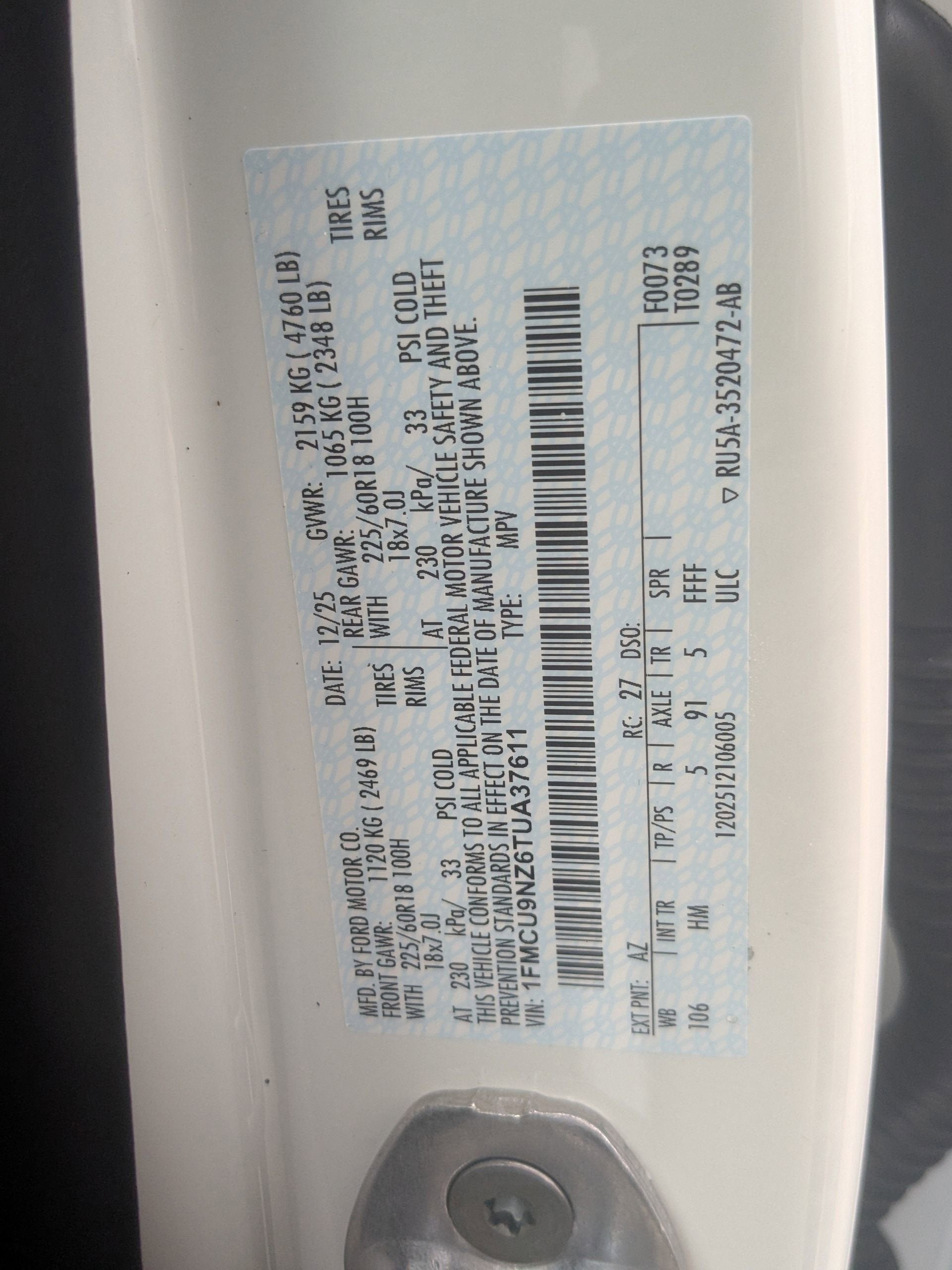 2026 Ford Escape ST-Line Select