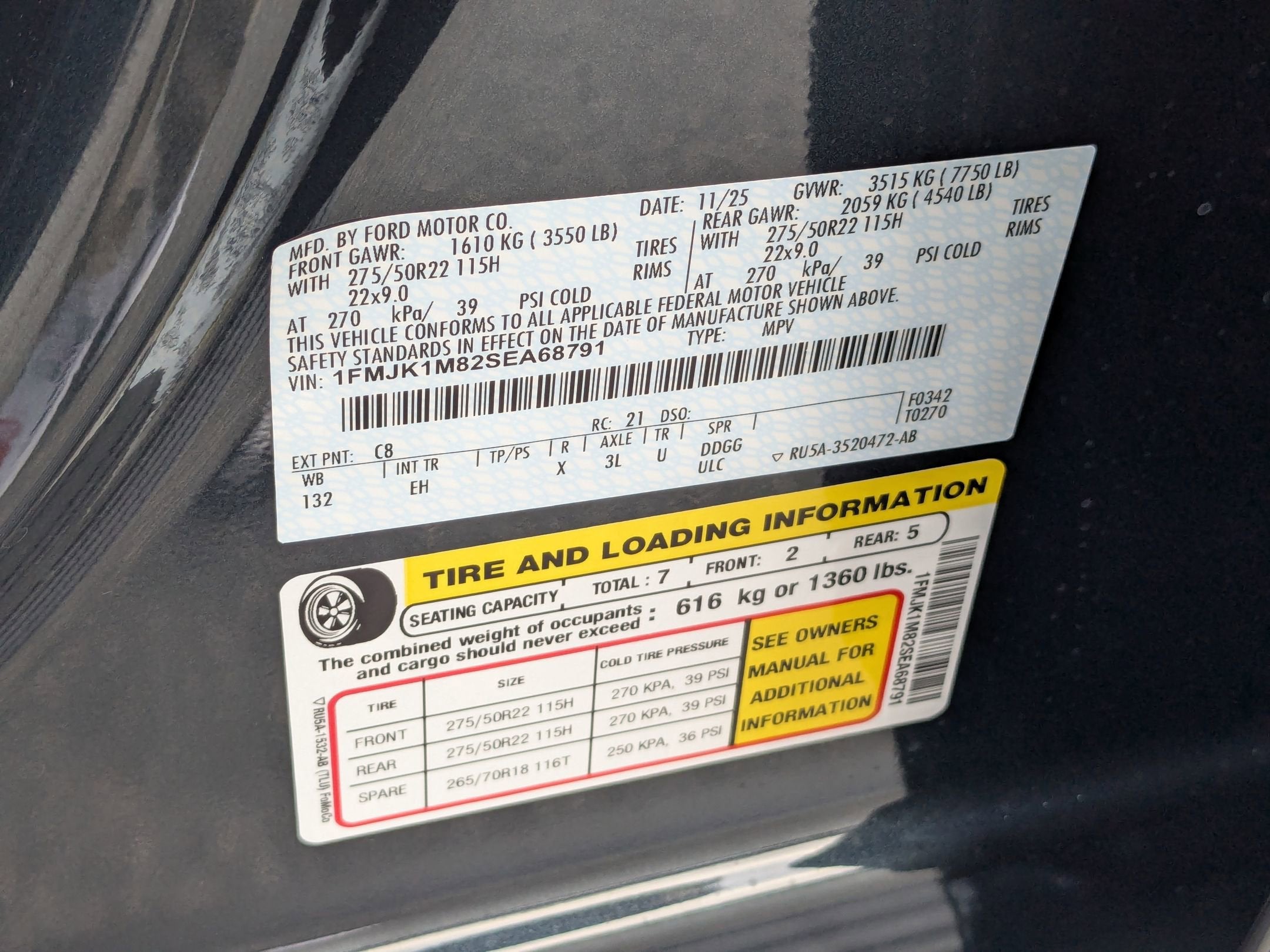 2025 Ford Expedition Max Platinum