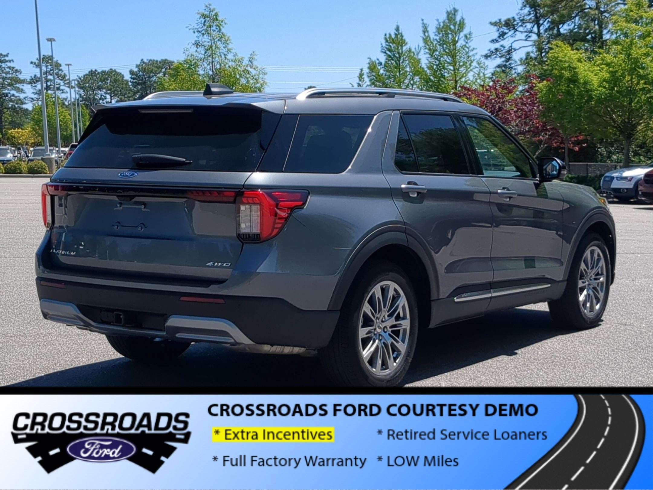 2026 Ford Explorer Platinum - Crossroads Courtesy Demo