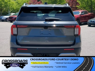 2026 Ford Explorer Platinum - Crossroads Courtesy Demo
