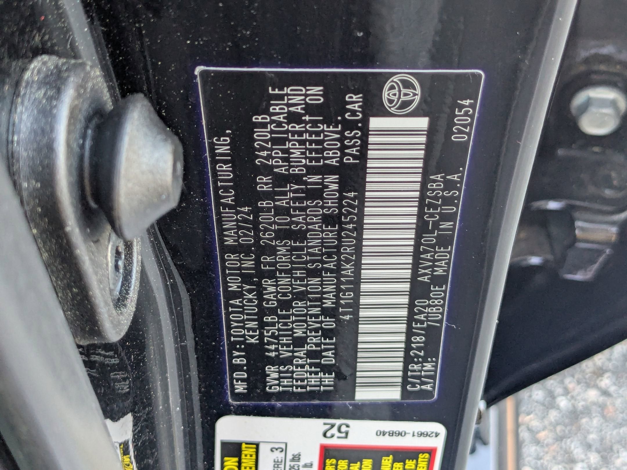 2024 Toyota Camry SE