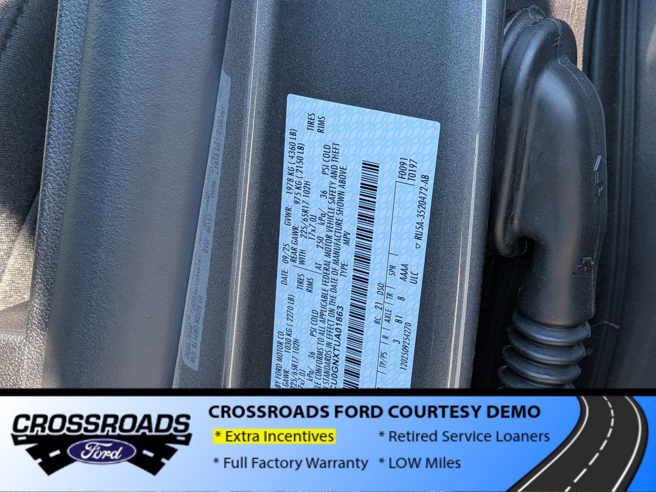 2026 Ford Escape Active - Crossroads Courtesy Demo