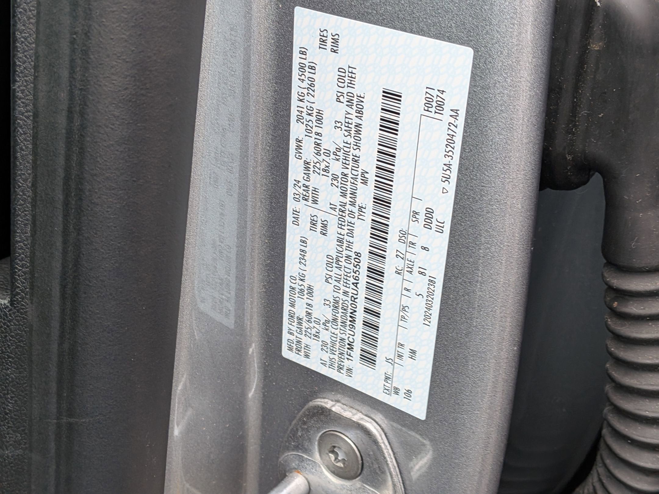 2024 Ford Escape ST-Line