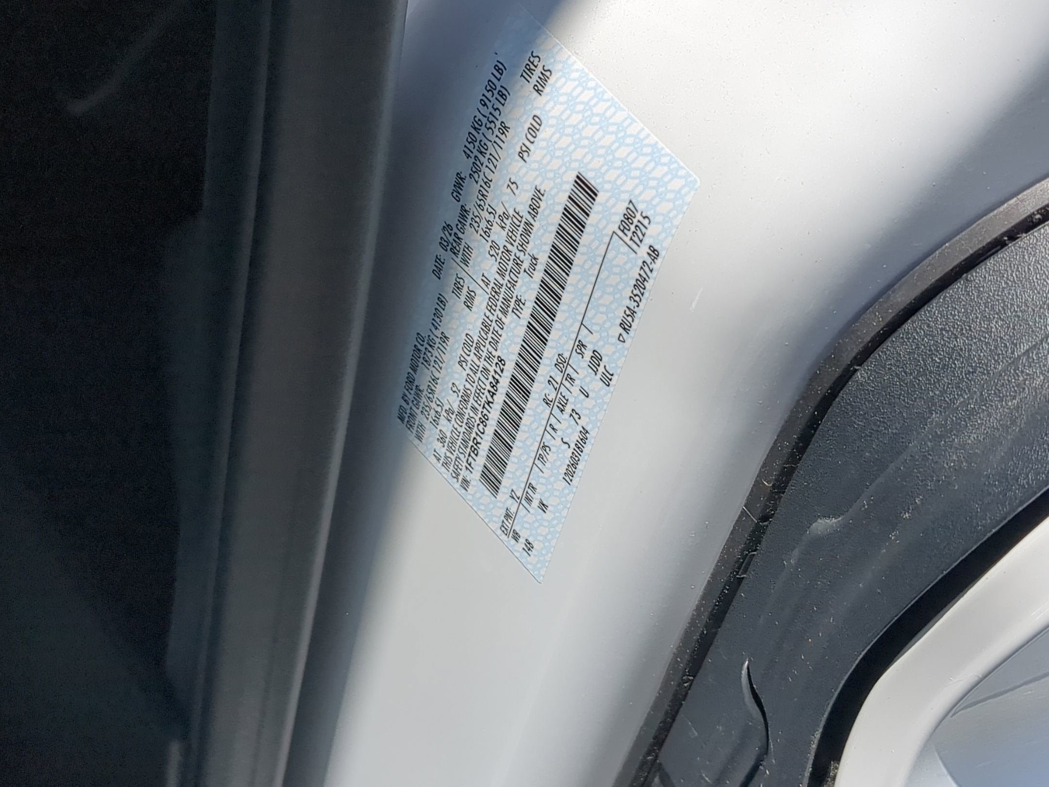 2026 Ford Transit Cargo Van Base