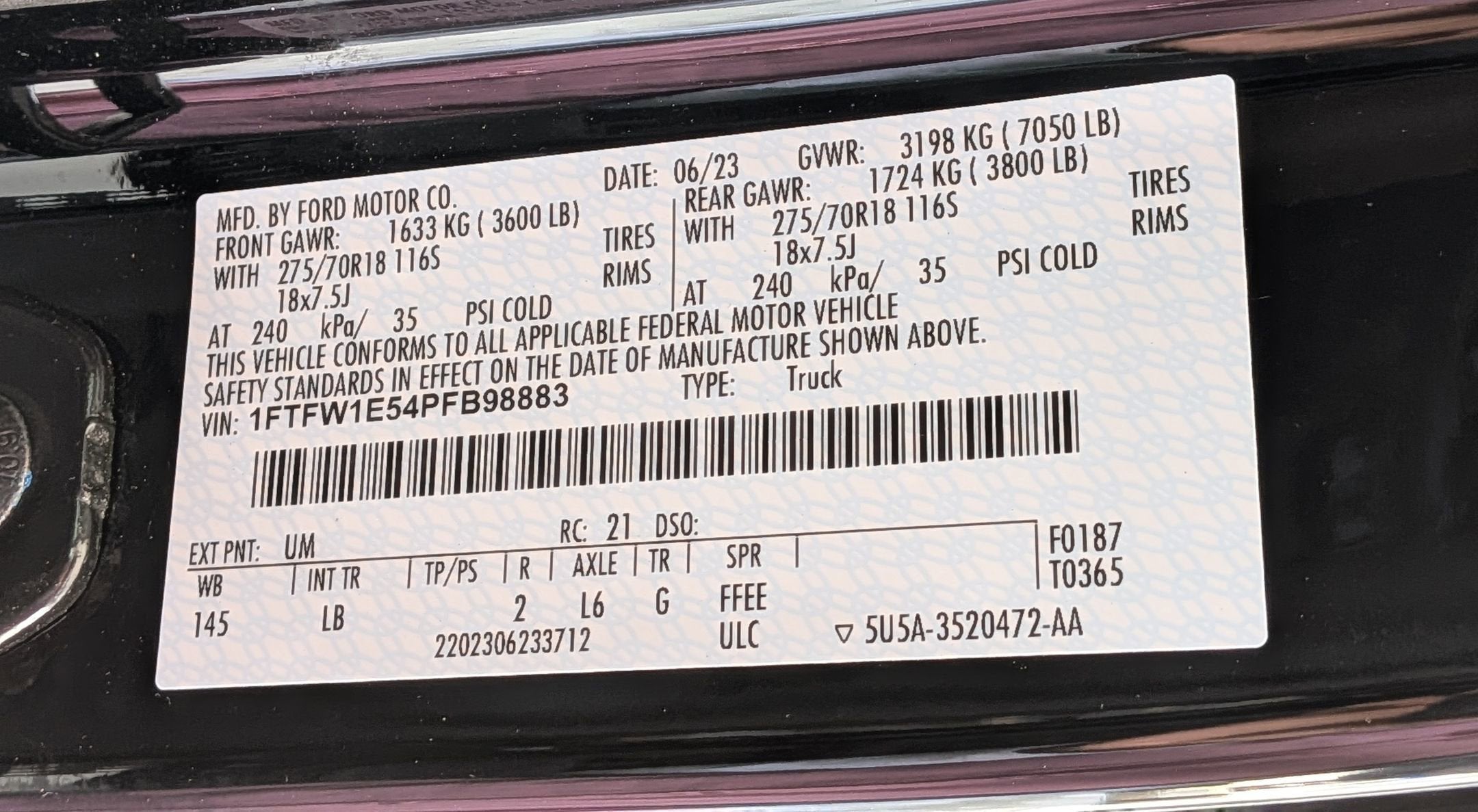 2023 Ford F-150 Tremor