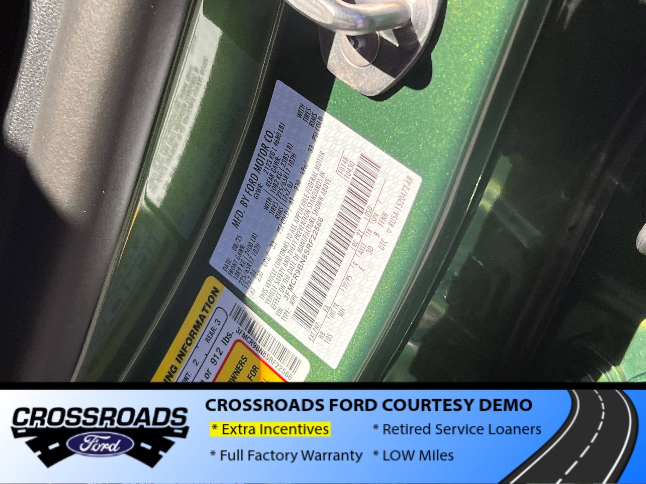 2025 Ford Bronco Sport Big Bend - Crossroads Courtesy Demo