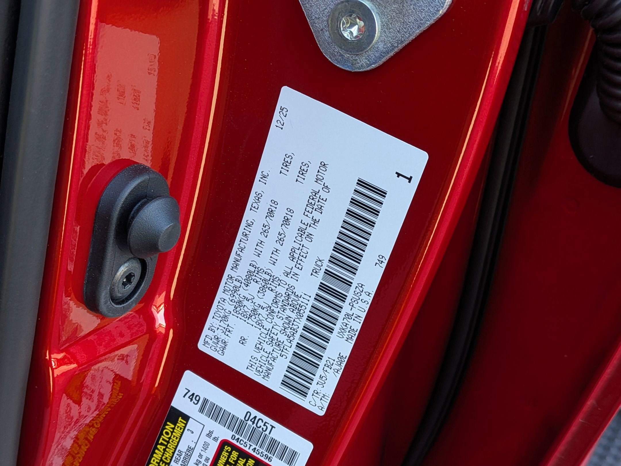 2026 Toyota Tundra 2WD SR5