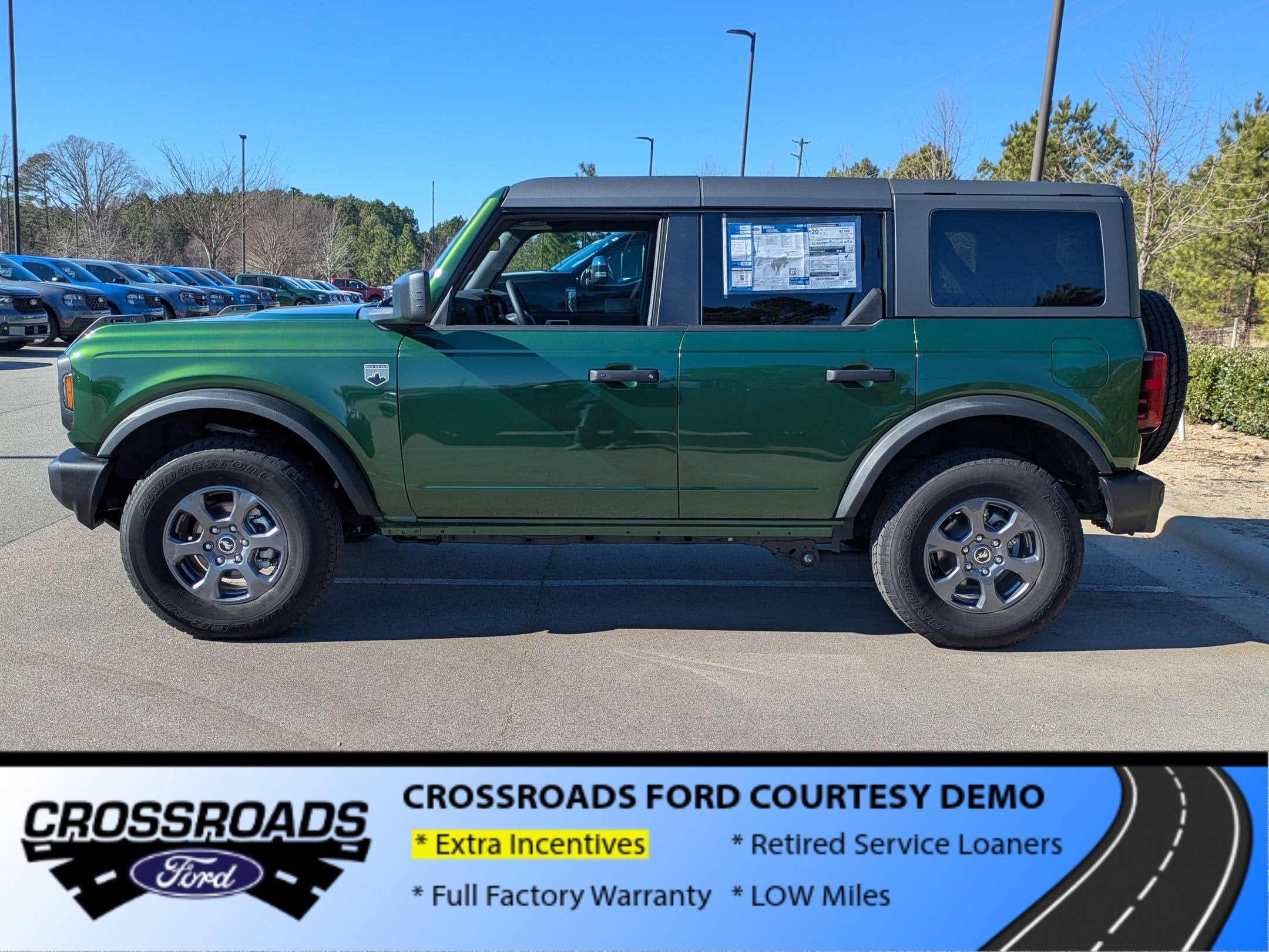 2025 Ford Bronco Big Bend - Crossroads Courtesy Demo