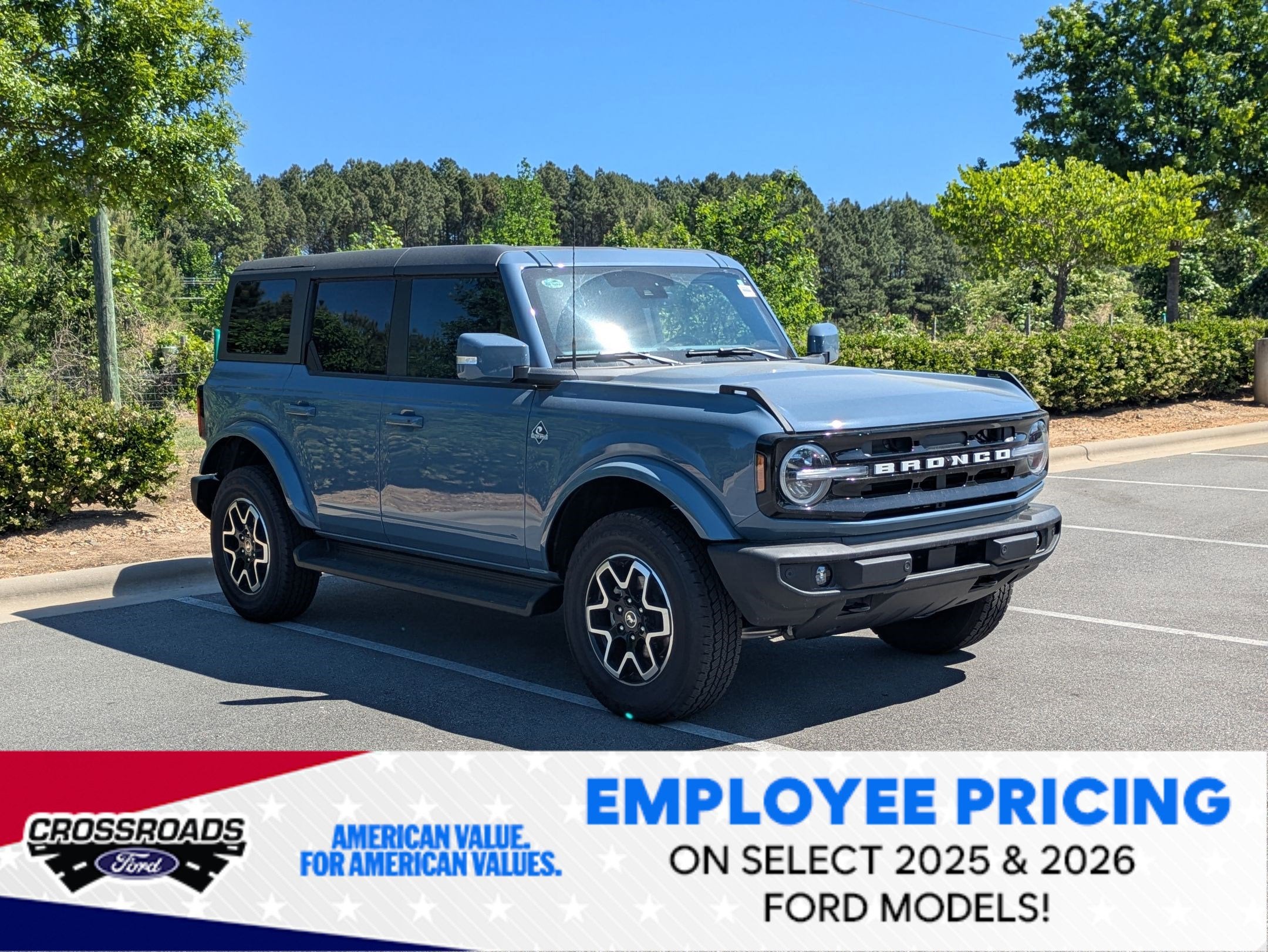 2025 Ford Bronco Outer Banks - Crossroads Courtesy Demo