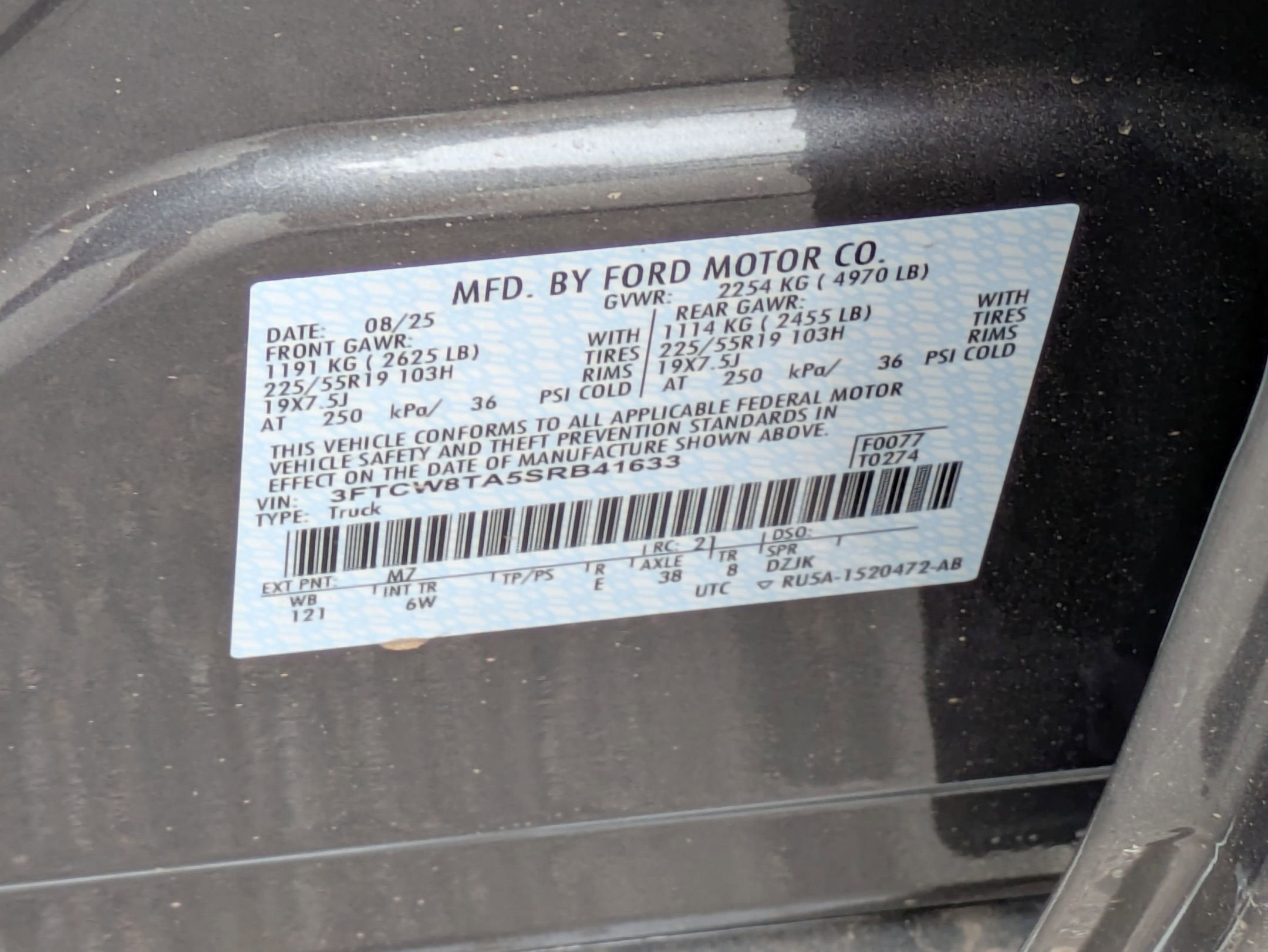 2025 Ford Maverick Lobo Standard