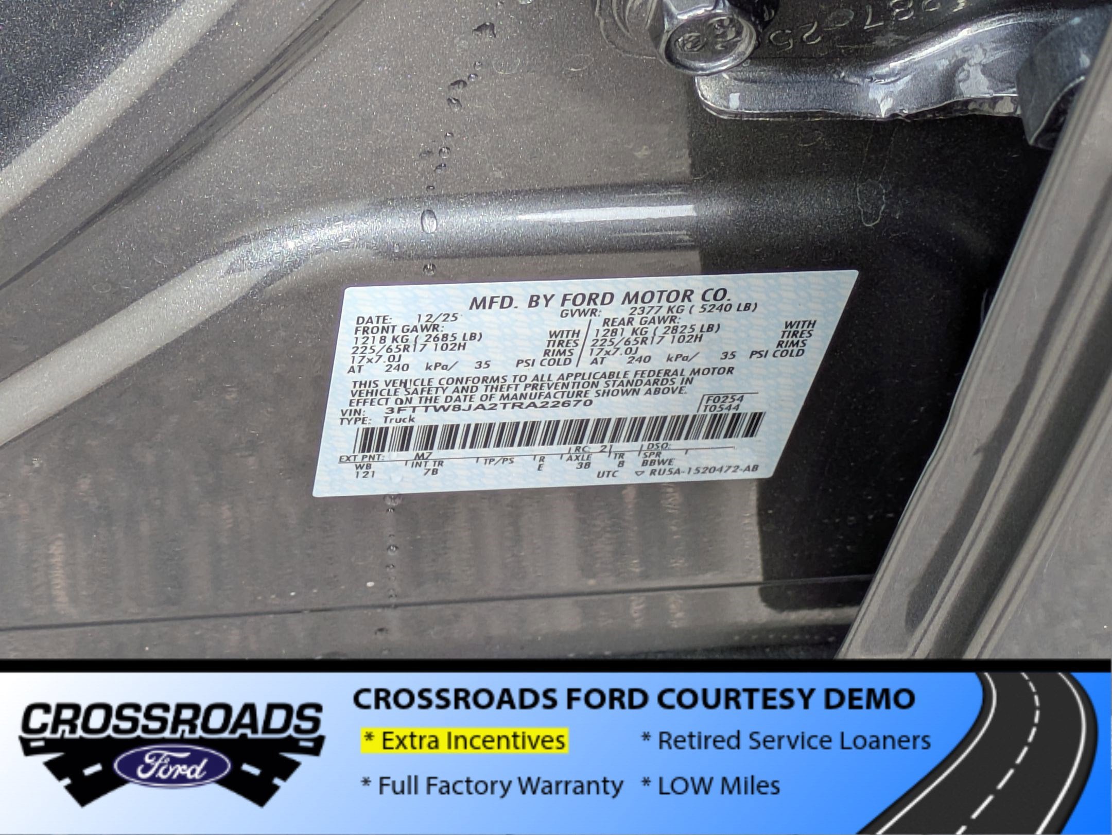 2026 Ford Maverick XLT - Crossroads Courtesy Demo